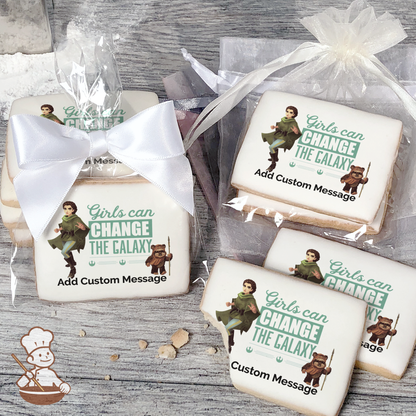 Star Wars Forces of Destiny Be Fearless Custom Message Cookies (Rectangle)
