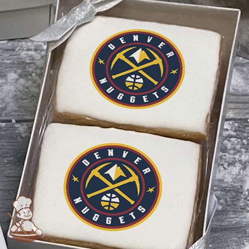 NBA Denver Nuggets Cookie Gift Box (Rectangle)