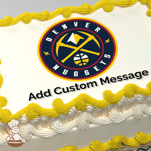 NBA Denver Nuggets Photo Cake