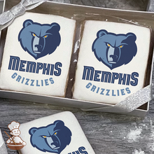 Load image into Gallery viewer, NBA Memphis Grizzlies Cookie Gift Box (Rectangle)