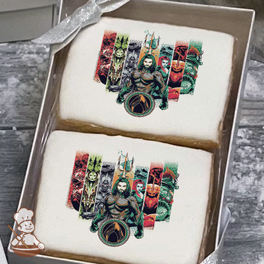 Aquaman Unite The Kingdoms Cookie Gift Box (Rectangle)