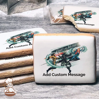 Aquaman Fight For Justice Custom Message Cookies (Rectangle)