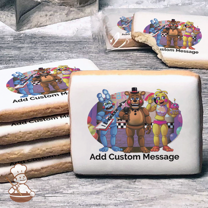 Five Nights at Freddys Sing Along Custom Message Cookies (Rectangle)