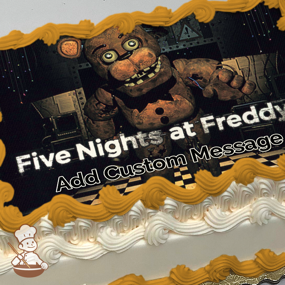 Five Nights at Freddys Freddy Photo Cake