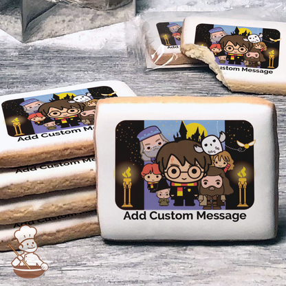 Harry Potter and Friends Custom Message Cookies (Rectangle)