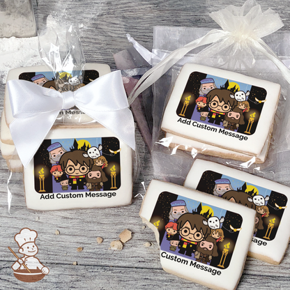 Harry Potter and Friends Custom Message Cookies (Rectangle)