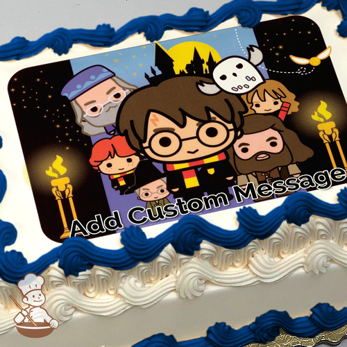 Harry Potter and Friends Photo Cake