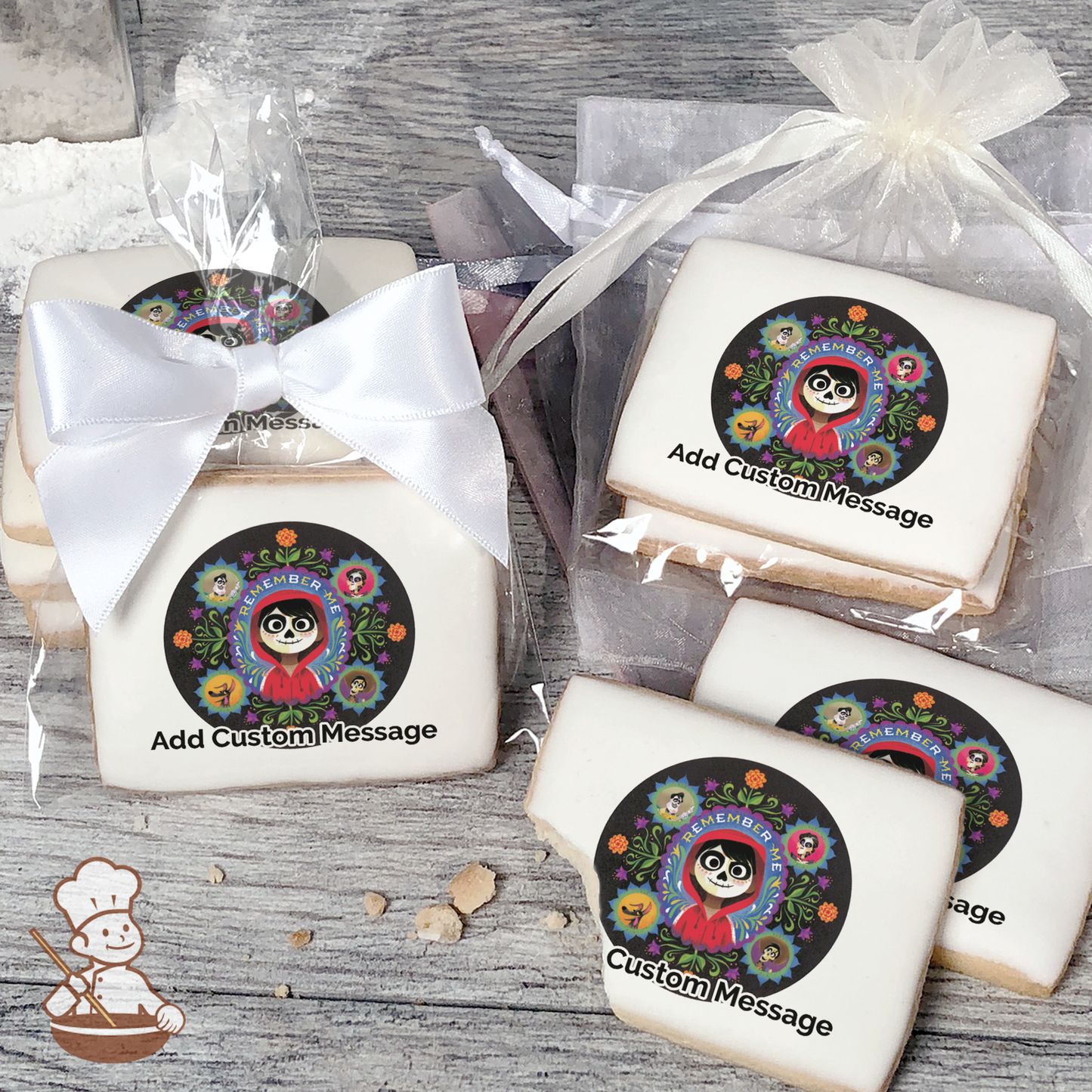Coco Remember Me Custom Message Cookies (Rectangle)
