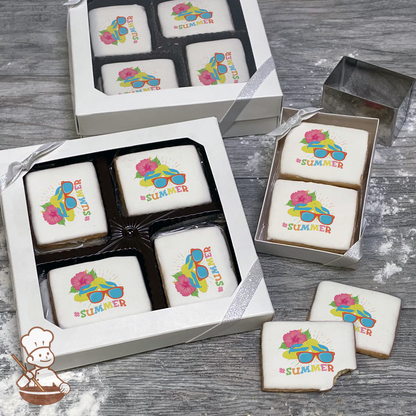 HASHTAG Summer Cookie Gift Box (Rectangle)