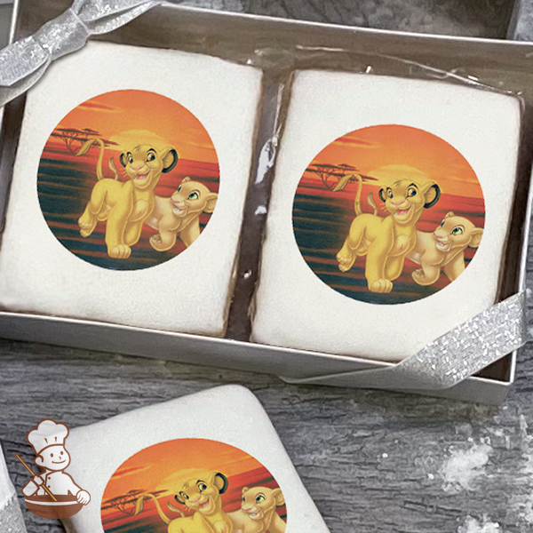 The Lion King Simba and Nala Cookie Gift Box (Rectangle)