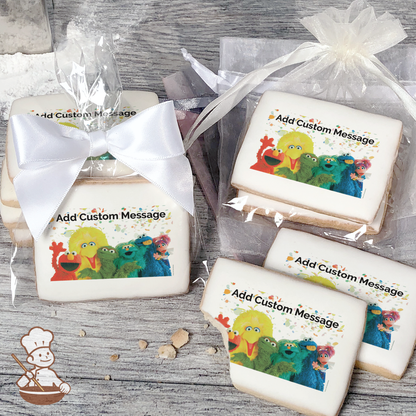Sesame Street 50th Anniversary Custom Message Cookies (Rectangle)