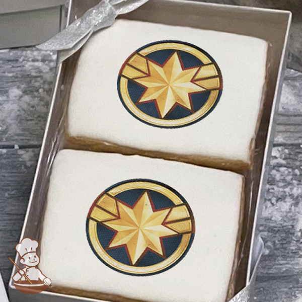 Captain Marvel Higher Further Faster Cookie Gift Box (Rectangle)