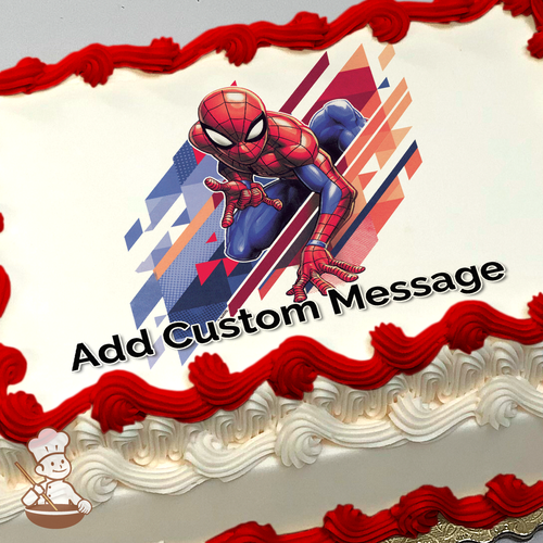 Marvels Spider Man Great Responsibility Photo Cake