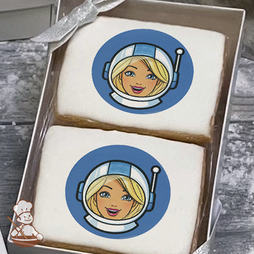 Barbie Astronaut Cookie Gift Box (Rectangle)