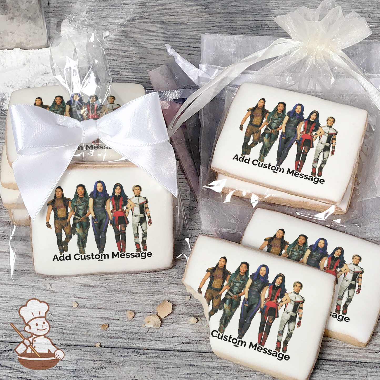 Descendants 3 VK Squad Custom Message Cookies (Rectangle)