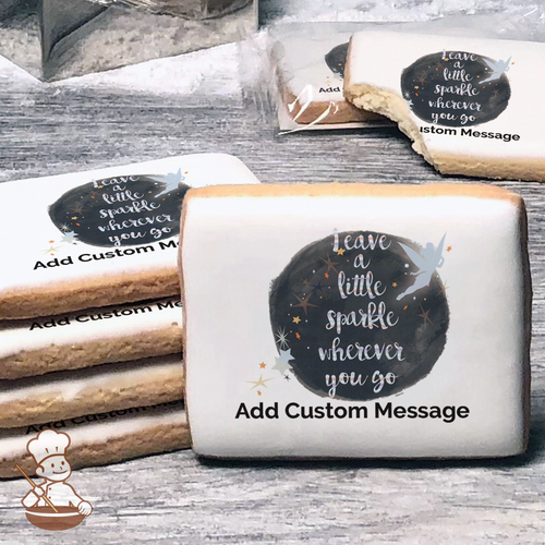 Disney Tinker Bell Custom Message Cookies (Rectangle)