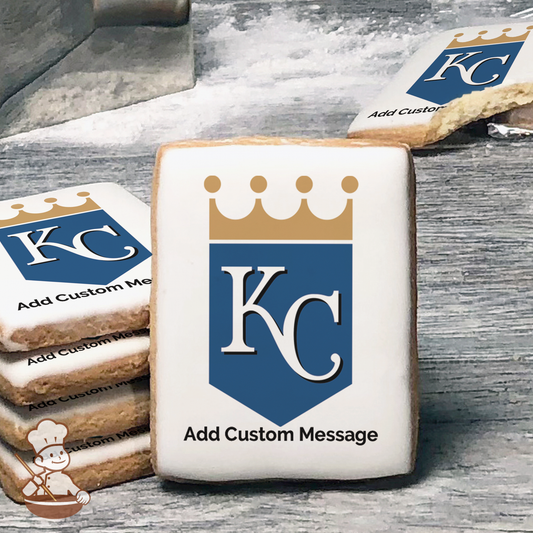 MLB Kansas City Royals Custom Message Cookies (Rectangle)