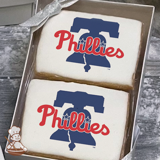 MLB Philadelphia Phillies Cookie Gift Box (Rectangle)