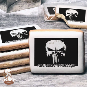 The Punisher Custom Message Cookies (Rectangle)