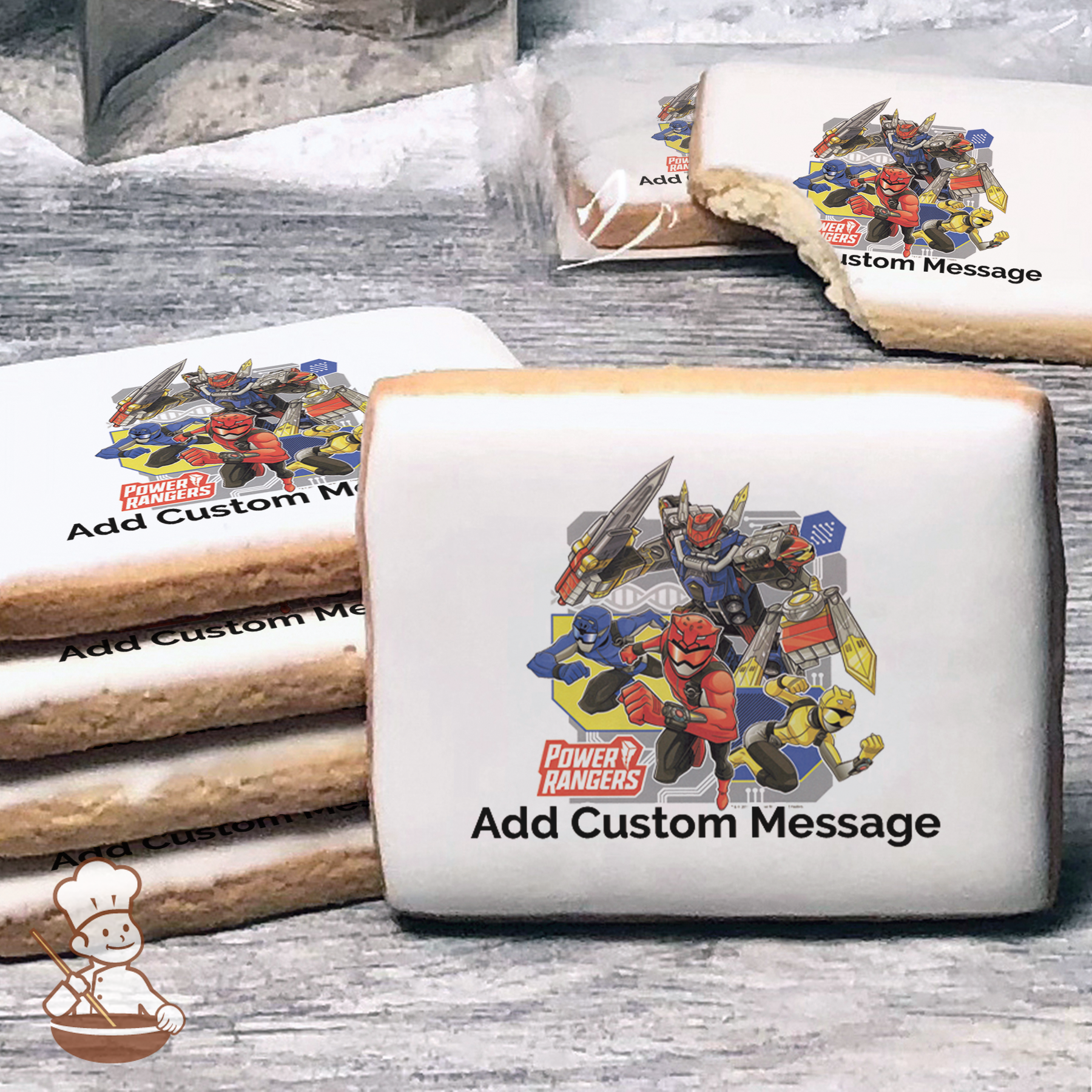 Power Rangers Beast Morphers Custom Message Cookies – Watsonville ...