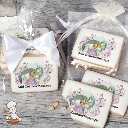 Sofia the First Sofia and Skye Custom Message Cookies (Rectangle)