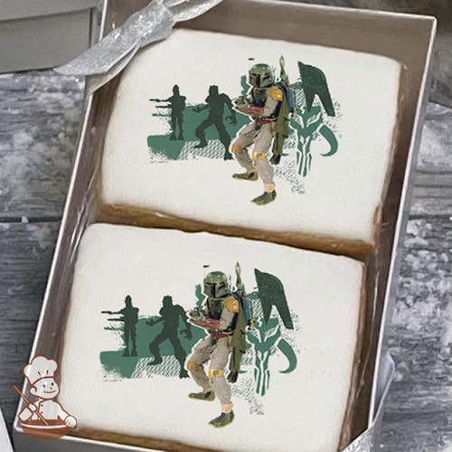 Star Wars Boba Fett Cookie Gift Box (Rectangle)