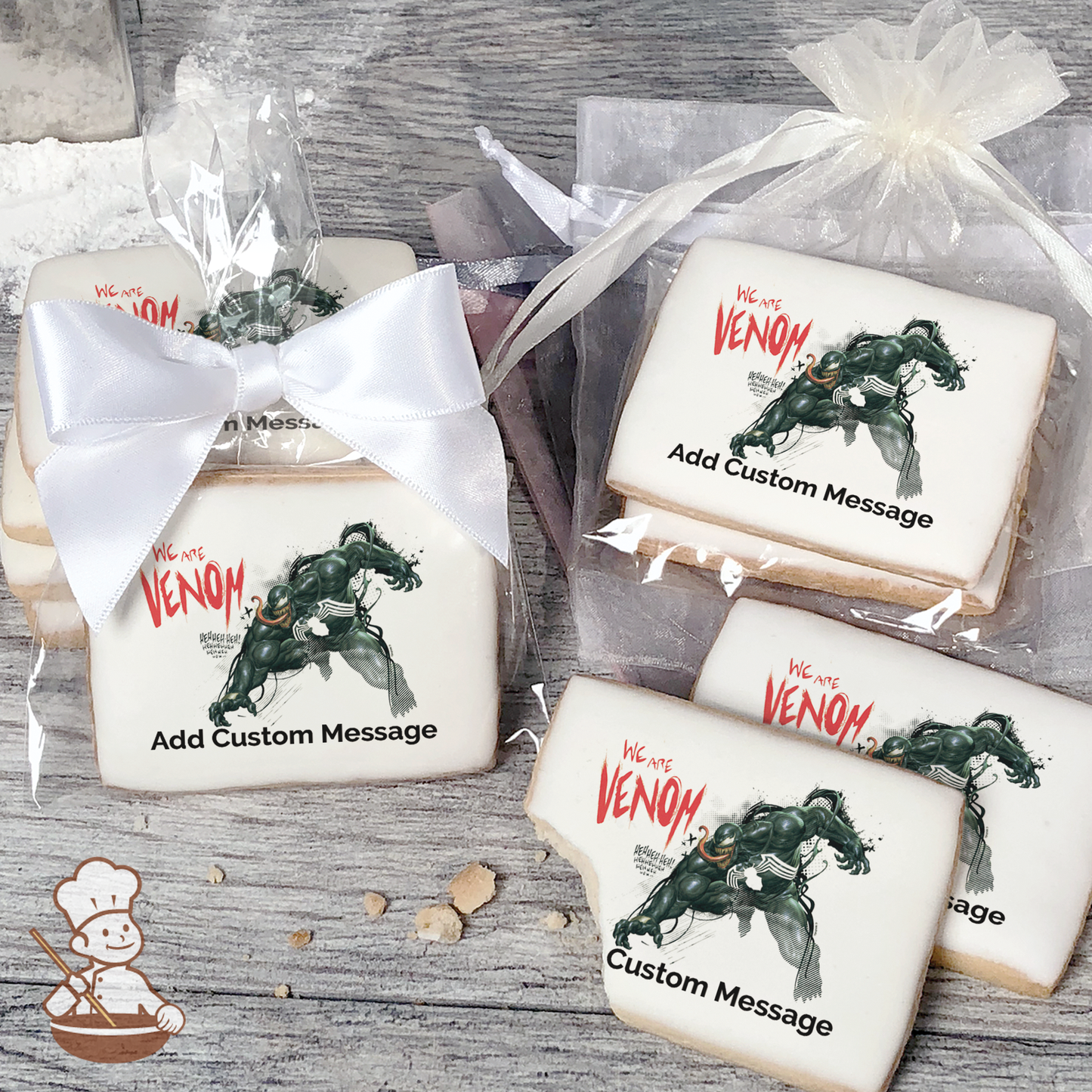 Venom We Are Venom Custom Message Cookies (Rectangle)