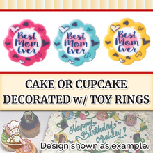 Load image into Gallery viewer, Best Mom Ever Rings (free design)
