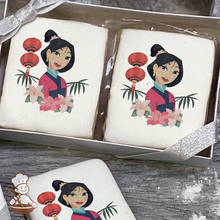 Load image into Gallery viewer, Disney Princess Mulan Cookie Gift Box (Rectangle)