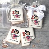 Disney Princess Mulan Custom Message Cookies (Rectangle)