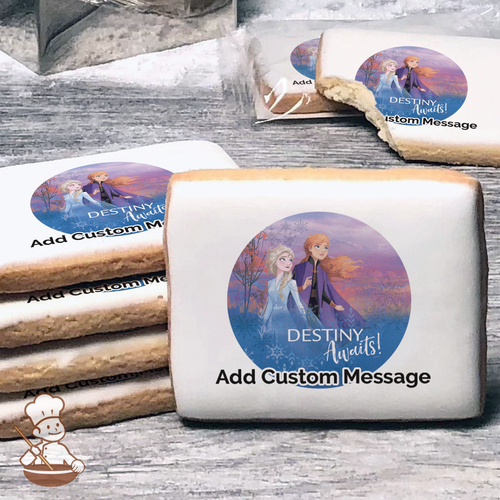 Frozen 2 Destiny Awaits Custom Message Cookies (Rectangle)