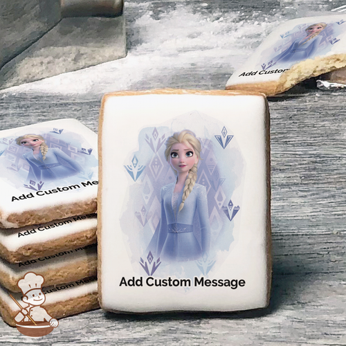 Frozen 2 Elsa Custom Message Cookies (Rectangle)