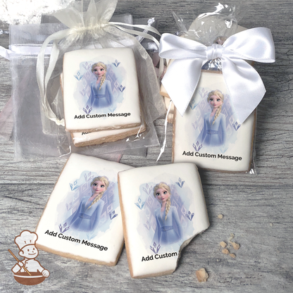 Frozen 2 Elsa Custom Message Cookies (Rectangle)