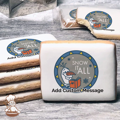 Frozen 2 Snow It All Custom Message Cookies (Rectangle)