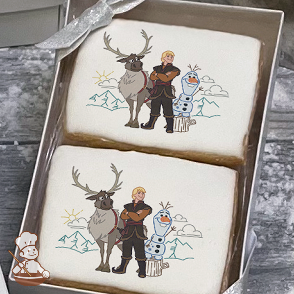 Frozen 2 Olaf, Sven & Kristoff Cookie Gift Box (Rectangle)