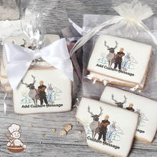Load image into Gallery viewer, Frozen 2 Olaf, Sven &amp; Kristoff Custom Message Cookies (Rectangle)