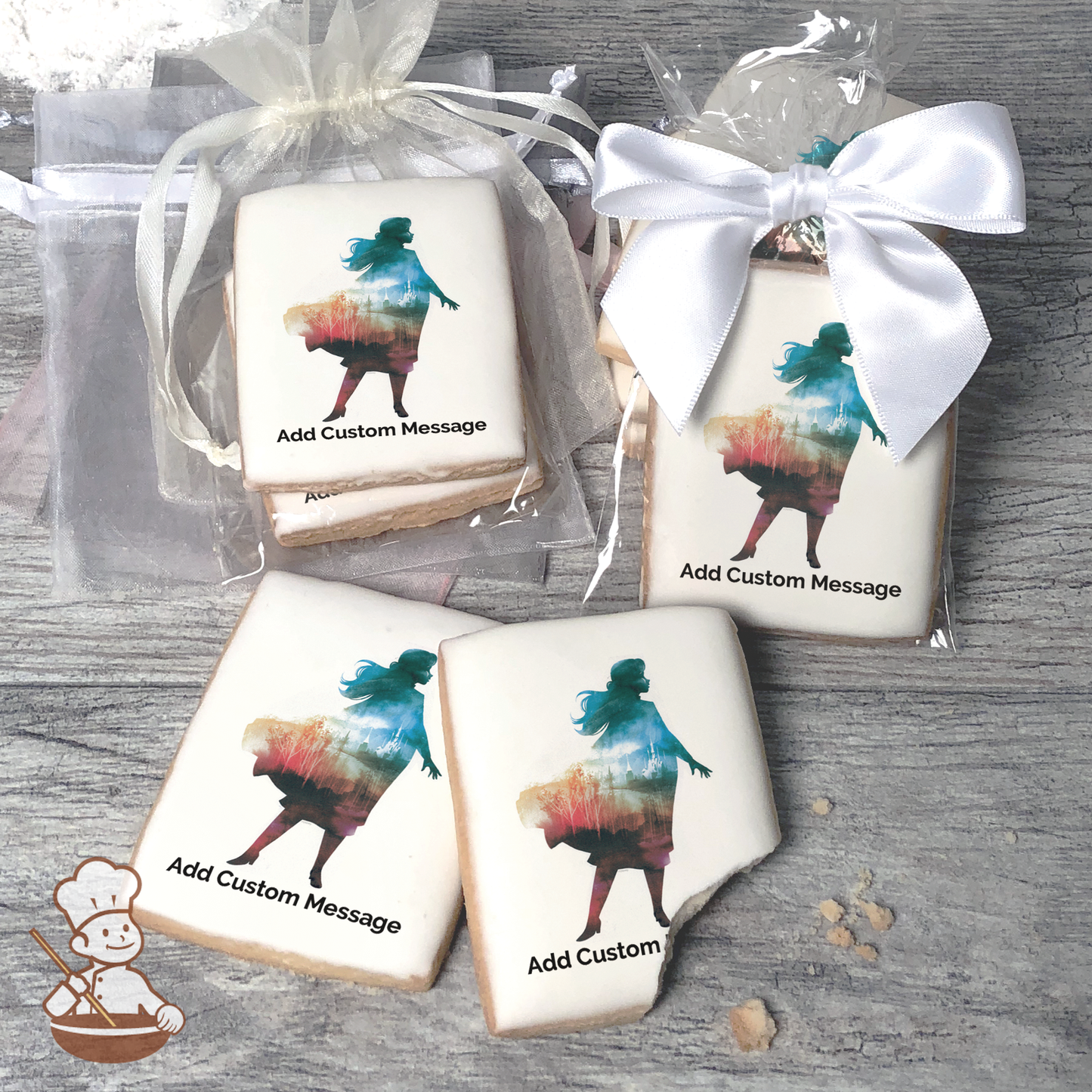 Frozen 2 Anna Custom Message Cookies (Rectangle)