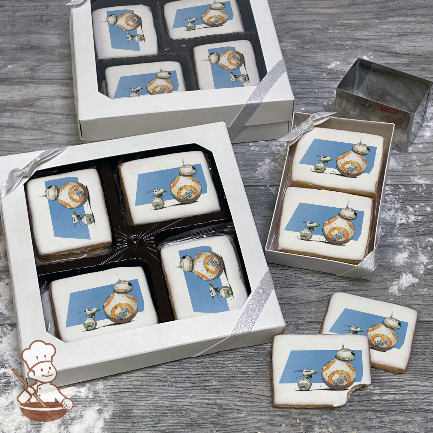 Star Wars Episode 9 Hero Droids Cookie Gift Box (Rectangle)