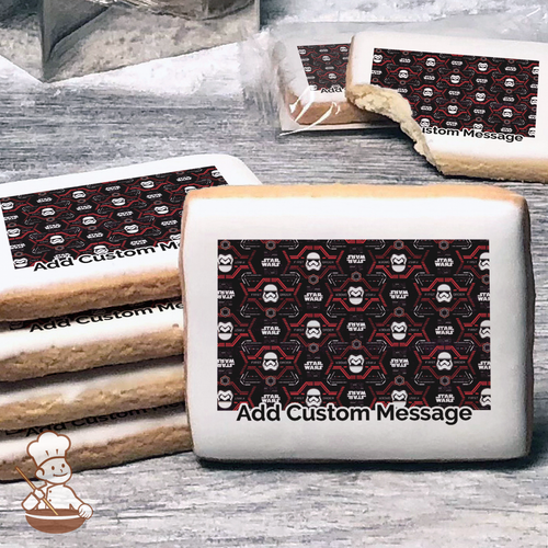 Star Wars Episode 9 First Order Custom Message Cookies (Rectangle)