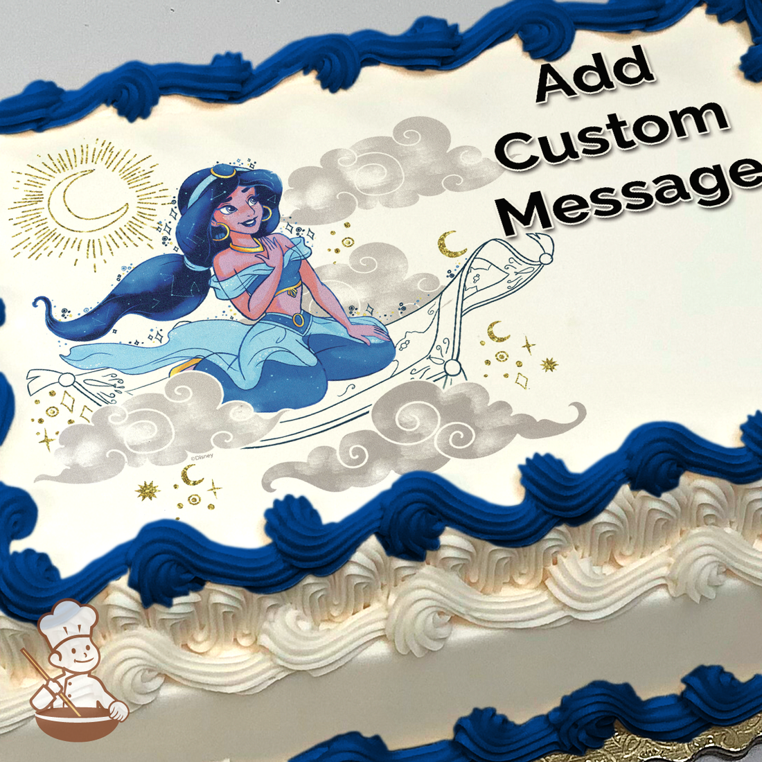 Disney Princess Jasmine Photo Cake – Freedom Bakery