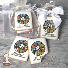 Load image into Gallery viewer, MARVEL Avengers Assemble Custom Message Cookies (Rectangle)