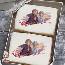 Load image into Gallery viewer, Frozen 2 Elsa and Anna Cookie Gift Box (Rectangle)