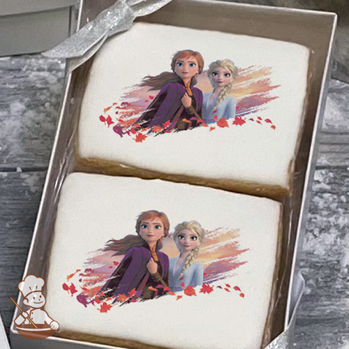 Frozen 2 Elsa and Anna Cookie Gift Box (Rectangle)