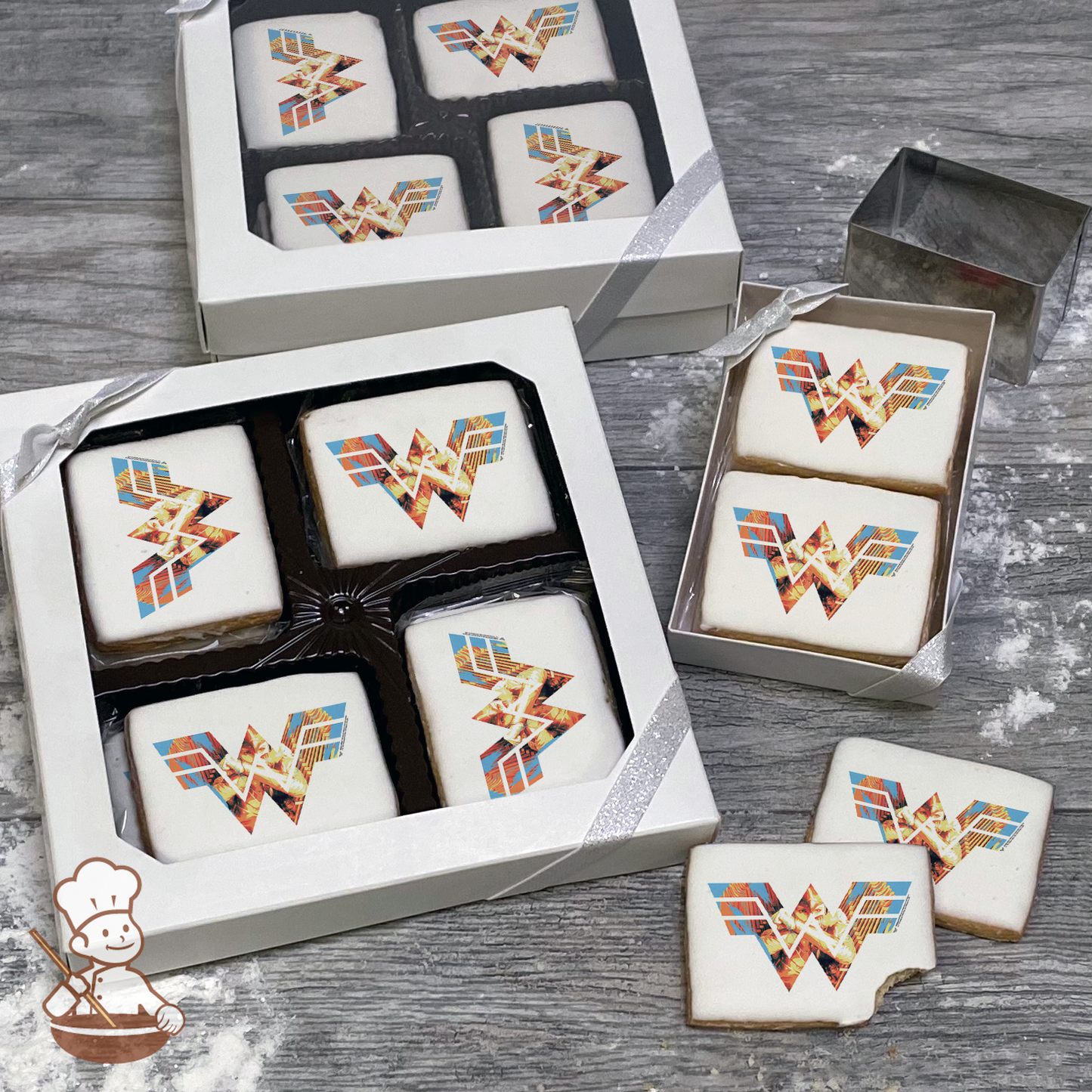 Wonder Woman 1984 Fight For Justice Cookie Gift Box (Rectangle)