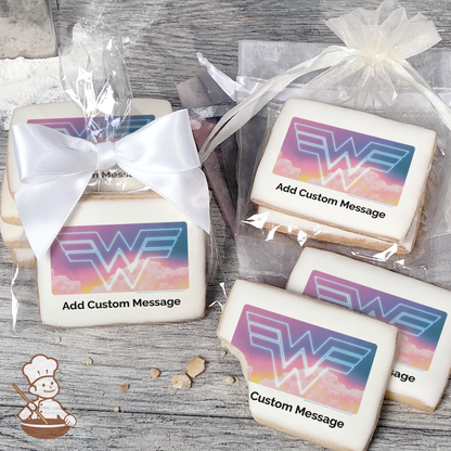 Wonder Woman 1984 Custom Message Cookies (Rectangle)