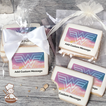 Load image into Gallery viewer, Wonder Woman 1984 Custom Message Cookies (Rectangle)