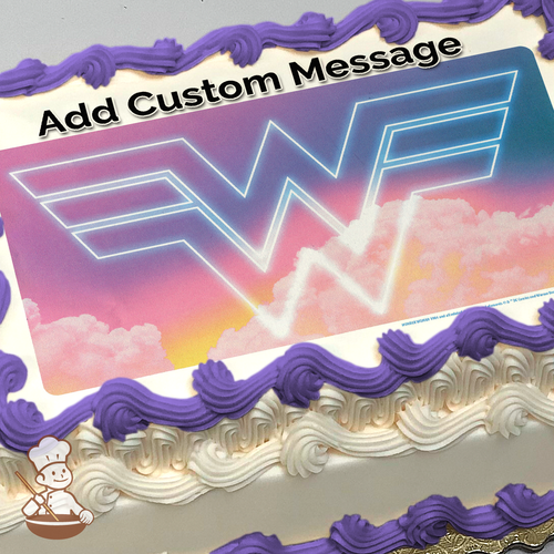 Wonder Woman 1984 Photo Cake