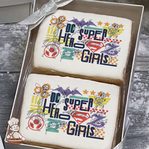 DC Super Hero Girls Justice Cookie Gift Box (Rectangle)