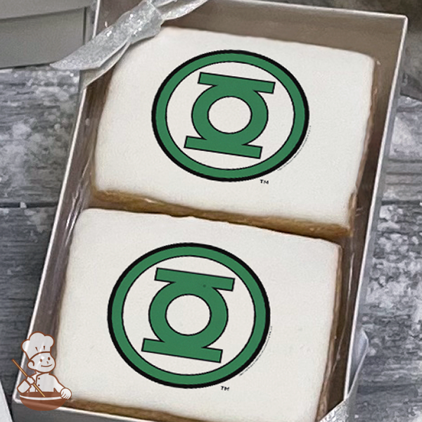 The Green Lantern Cookie Gift Box (Rectangle)