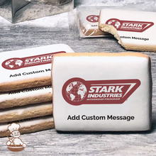 Load image into Gallery viewer, Marvel&#39;s Spider-Man Stark Internship Custom Message Cookies (Rectangle)